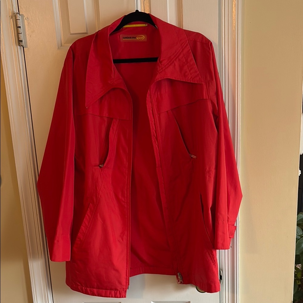 London Fog Red Utility Jacket